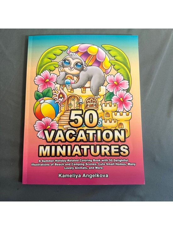 Other - 50 Vacation Miniarures Coloring Book